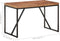 vidaXL - Eettafel - 120x60x76 - cm - massief - acaciahout - en - mangohout