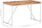 vidaXL - Eettafel - 120x60x76 - cm - massief - acaciahout - en - mangohout