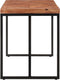 vidaXL - Eettafel - 120x60x76 - cm - massief - acaciahout - en - mangohout