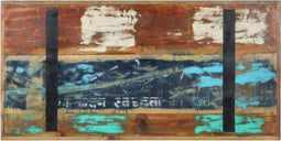 vidaXL - Eettafel - 120x60x76 - cm - massief - gerecycled - hout
