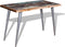 vidaXL - Eettafel - 120x60x76 - cm - massief - gerecycled - hout
