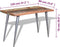 vidaXL - Eettafel - 120x60x76 - cm - massief - gerecycled - hout