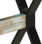 vidaXL - Eettafel - 120x60x76 - cm - massief - gerecycled - hout