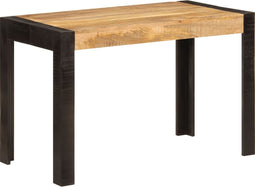 vidaXL - Eettafel - 120x60x76 - cm - massief - mangohout