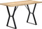 vidaXL - Eettafel - 120x60x76 - cm - massief - mangohout