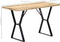 vidaXL - Eettafel - 120x60x76 - cm - massief - mangohout