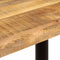 vidaXL - Eettafel - 120x60x76 - cm - massief - mangohout