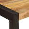 vidaXL - Eettafel - 120x60x76 - cm - massief - mangohout