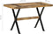 vidaXL - Eettafel - 120x60x76 - cm - ruw - mangohout