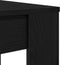 vidaXL - Eettafel - 120x60x76 - cm - spaanplaat - zwart - eikenkleurig