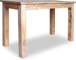 vidaXL - Eettafel - 120x60x77 - cm - massief - mahoniehout