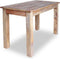 vidaXL - Eettafel - 120x60x77 - cm - massief - mahoniehout