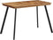 vidaXL - Eettafel - 120x62x76 - cm - massief - teakhout