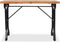 vidaXL - Eettafel - 122x65x82 - cm - massief - vurenhout