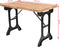 vidaXL - Eettafel - 122x65x82 - cm - massief - vurenhout