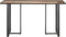 vidaXL - Eettafel - 140 - cm - massief - gerecycled - hout