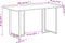 vidaXL - Eettafel - 140 - cm - massief - gerecycled - hout