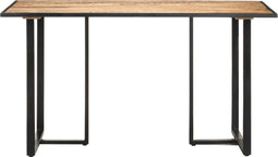 vidaXL - Eettafel - 140 - cm - ruw - mangohout