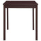 vidaXL - Eettafel - 140x70x73 - cm - grenenhout - donkerbruin