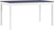 vidaXL - Eettafel - 140x70x73 - cm - grenenhout - wit - en - grijs