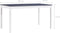 vidaXL - Eettafel - 140x70x73 - cm - grenenhout - wit - en - grijs
