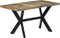 vidaXL - Eettafel - 140x70x75 - cm - massief - gerecycled - hout