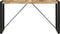 vidaXL - Eettafel - 140x70x75 - cm - massief - mangohout