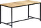 vidaXL - Eettafel - 140x70x75 - cm - massief - ruw - mangohout