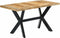 vidaXL - Eettafel - 140x70x75 - cm - massief - ruw - mangohout