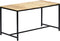 vidaXL - Eettafel - 140x70x75 - cm - massief - ruw - mangohout