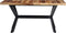 vidaXL - Eettafel - 140x70x75 - cm - massief - sheeshamhout
