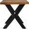 vidaXL - Eettafel - 140x70x75 - cm - massief - sheeshamhout