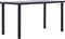 vidaXL - Eettafel - 140x70x75 - cm - MDF - zwart - en - betongrijs