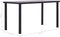 vidaXL - Eettafel - 140x70x75 - cm - MDF - zwart - en - betongrijs