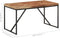 vidaXL - Eettafel - 140x70x76 - cm - massief - acaciahout - en - mangohout