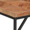 vidaXL - Eettafel - 140x70x76 - cm - massief - acaciahout - en - mangohout