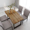 vidaXL - Eettafel - 140x70x76 - cm - massief - acaciahout