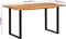 vidaXL - Eettafel - 140x70x76 - cm - massief - acaciahout