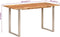 vidaXL - Eettafel - 140x70x76 - cm - massief - acaciahout