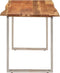 vidaXL - Eettafel - 140x70x76 - cm - massief - acaciahout