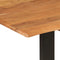 vidaXL - Eettafel - 140x70x76 - cm - massief - acaciahout