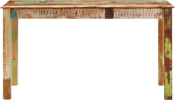 vidaXL - Eettafel - 140x70x76 - cm - massief - gerecycled - hout