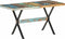 vidaXL - Eettafel - 140x70x76 - cm - massief - gerecycled - hout