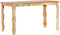 vidaXL - Eettafel - 140x70x76 - cm - massief - gerecycled - hout