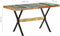 vidaXL - Eettafel - 140x70x76 - cm - massief - gerecycled - hout