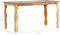 vidaXL - Eettafel - 140x70x76 - cm - massief - gerecycled - hout