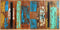 vidaXL - Eettafel - 140x70x76 - cm - massief - gerecycled - hout