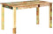 vidaXL - Eettafel - 140x70x76 - cm - massief - gerecycled - hout
