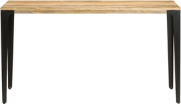 vidaXL - Eettafel - 140x70x76 - cm - massief - mangohout