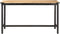 vidaXL - Eettafel - 140x70x76 - cm - massief - ruw - mangohout